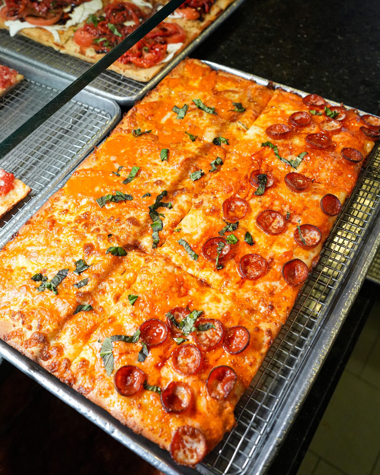Hot honey pie, square cut