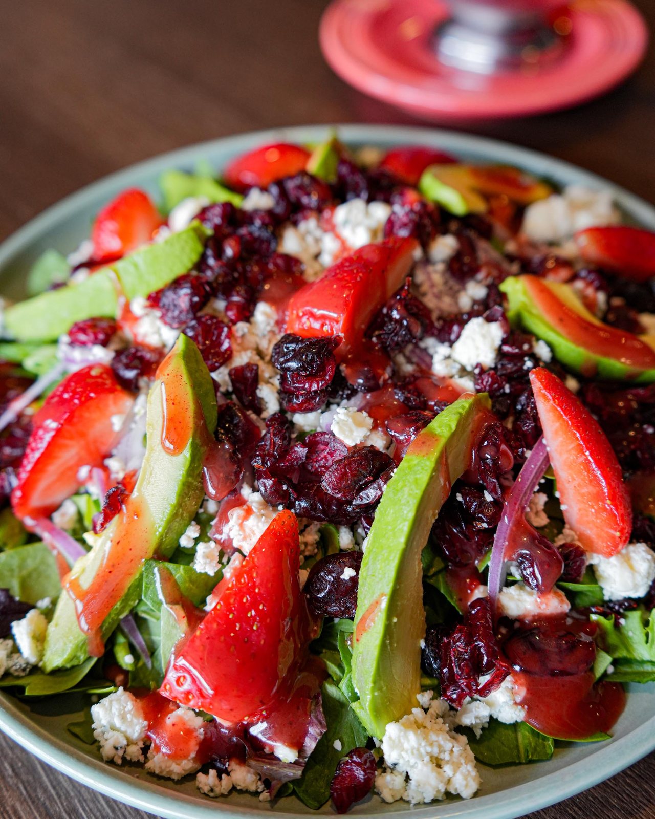 Strawberry and avocado salad